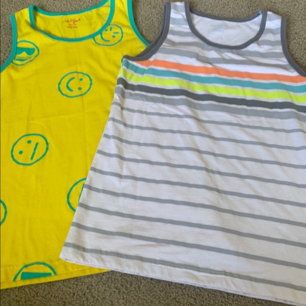Boys Cat & Jack Size M (8-10) Muscle Shirt Bundle